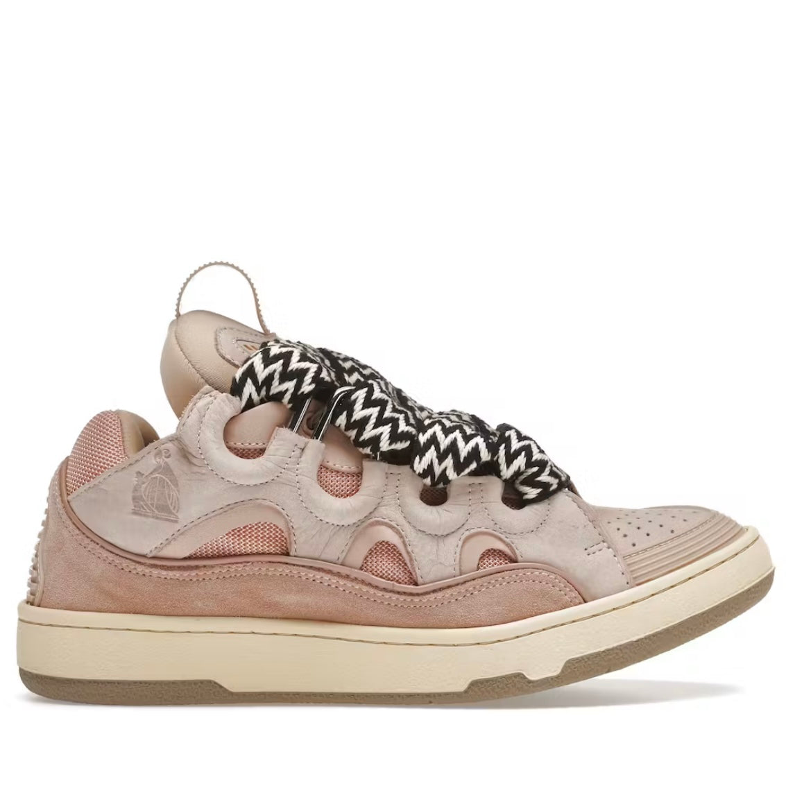 Lanvin Curb Sneakers (Pink/Pale)
