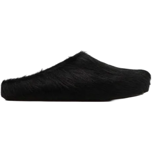 Marni Fussbett Sabot Slides (Black)