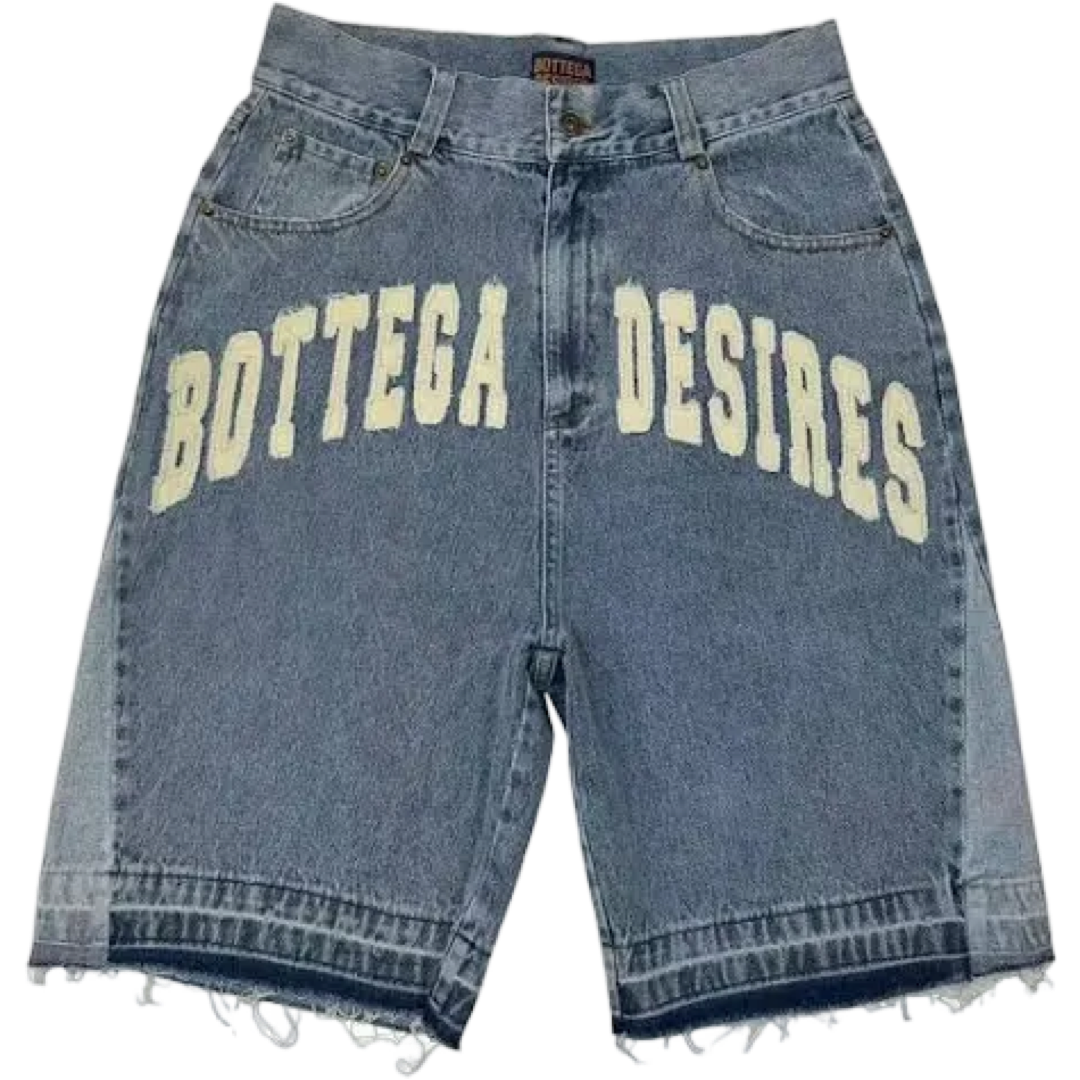 Bottega Desires Denim Shorts (Indigo)