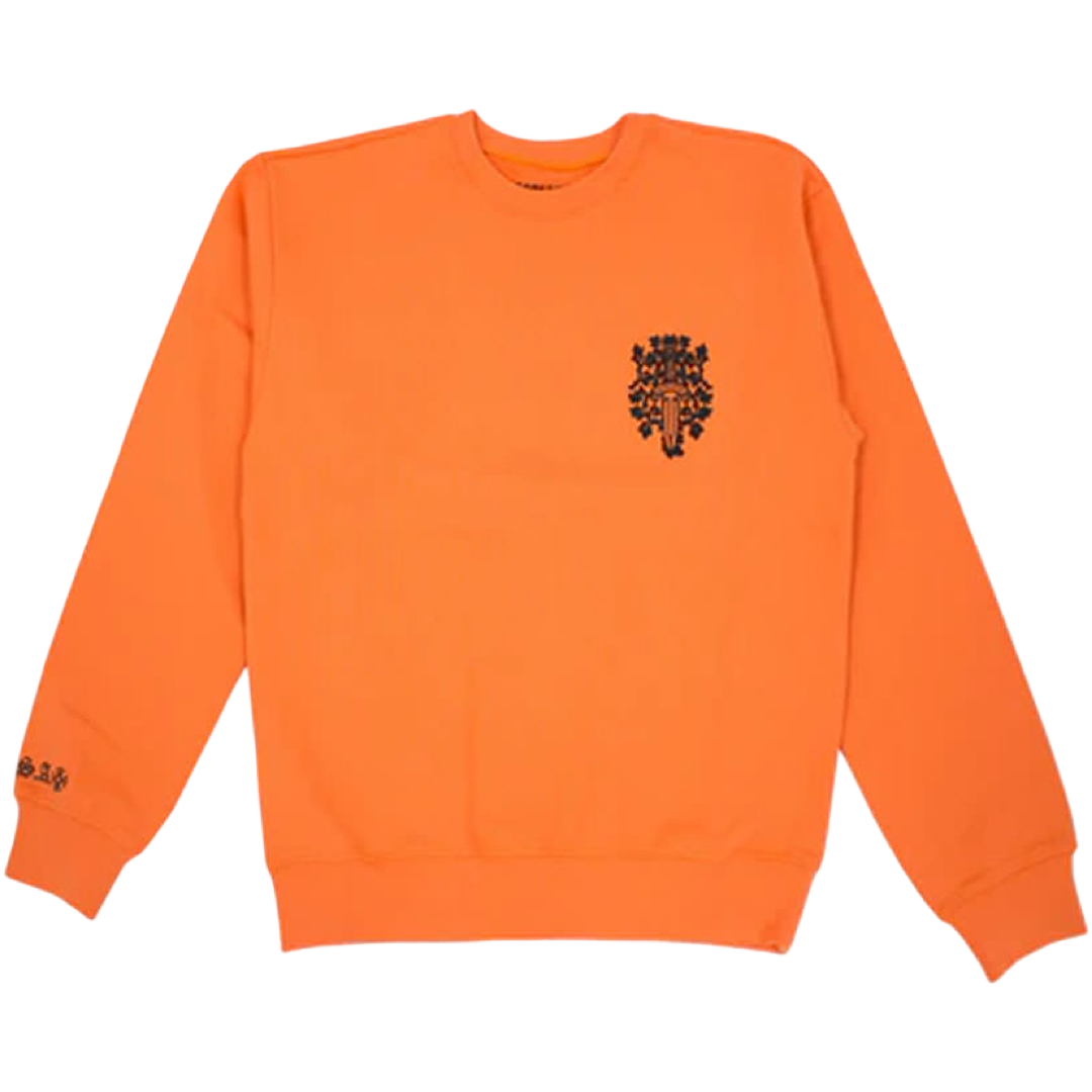 Chrome Hearts Vine Dagger Crewneck (Orange)