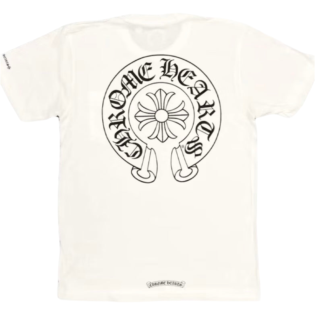 Chrome Hearts Scroll Pocket Tee (White/Black)