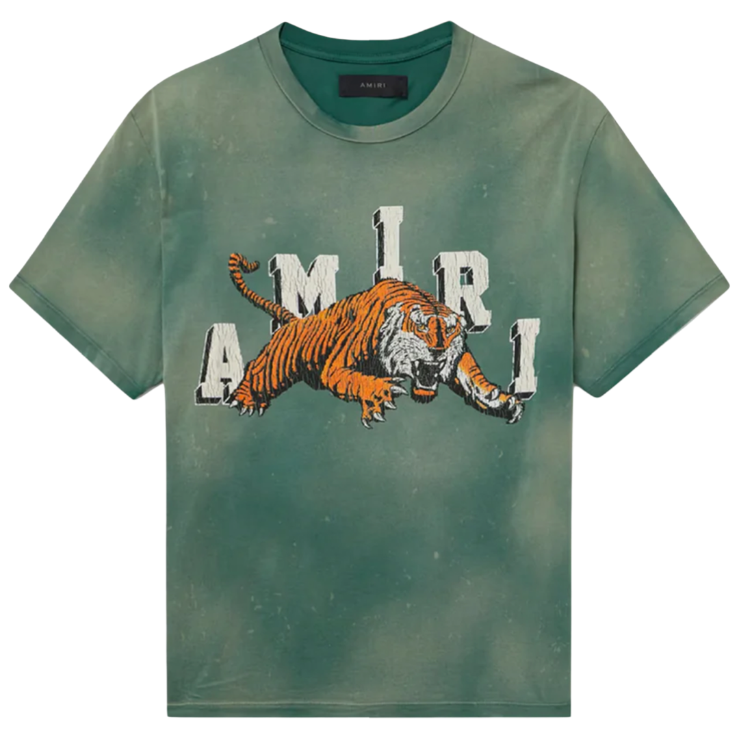 Amiri Vintage Tiger Tee (Green)
