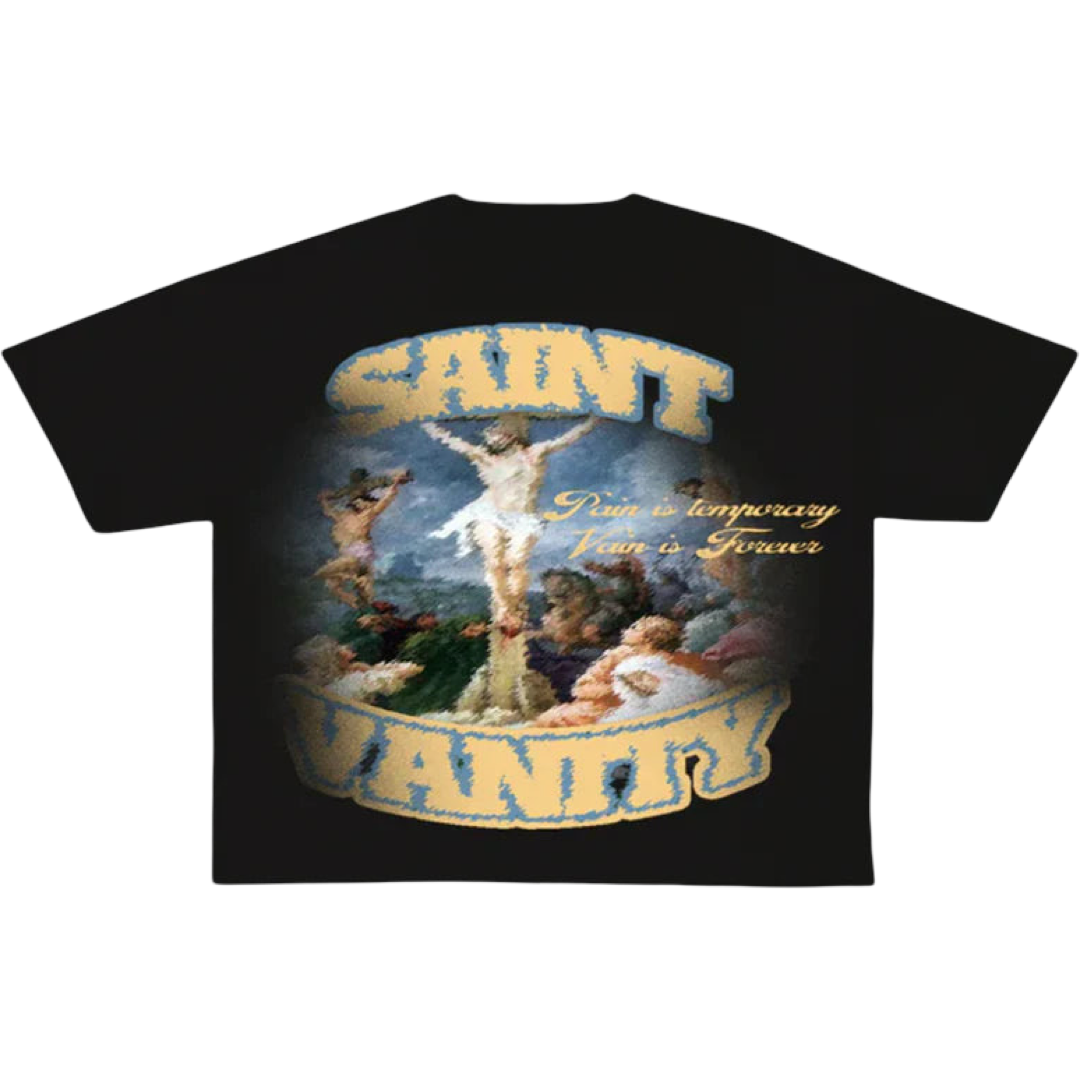 Saint Vanity Pain Is Temporary Tee (Black)