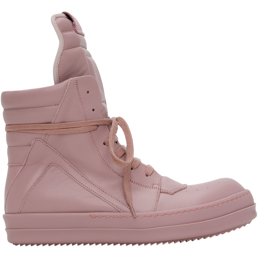 Rick Owen's Geobasket Sneaker (Dusty Pink)