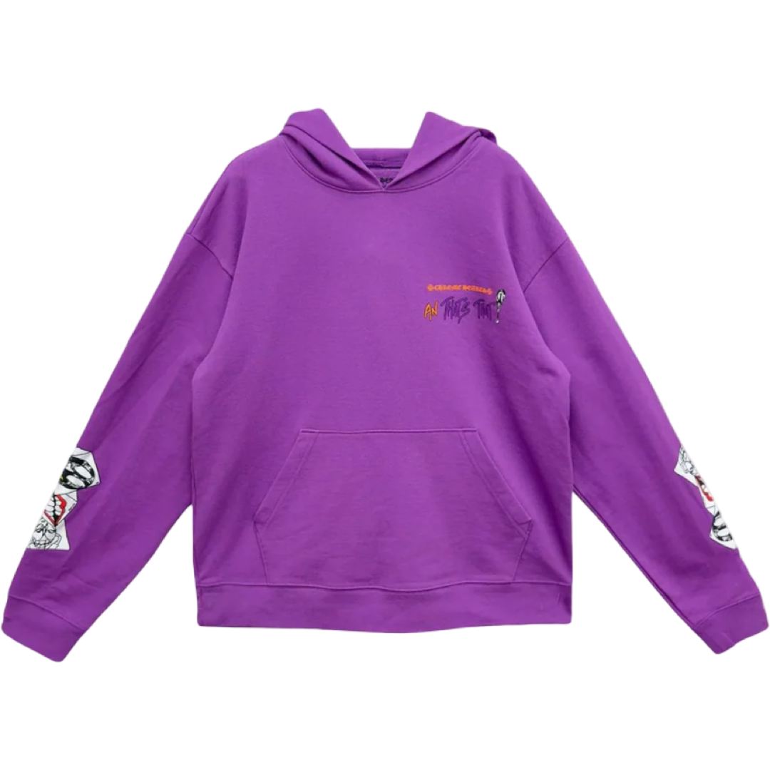 Chrome Hearts x Matty Boy Purple 'Want More' Hoodie