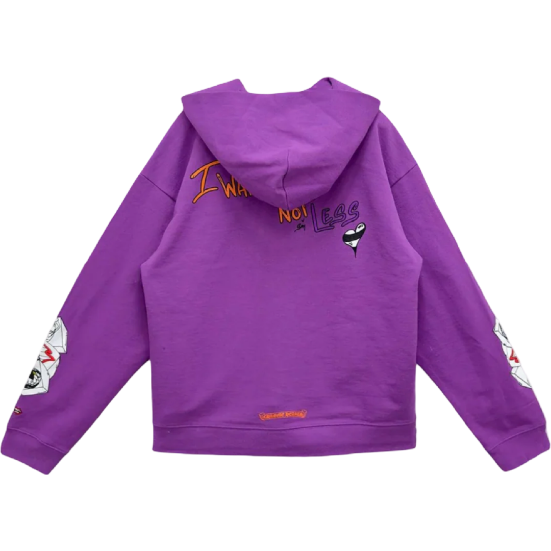 Chrome Hearts x Matty Boy Purple 'Want More' Hoodie