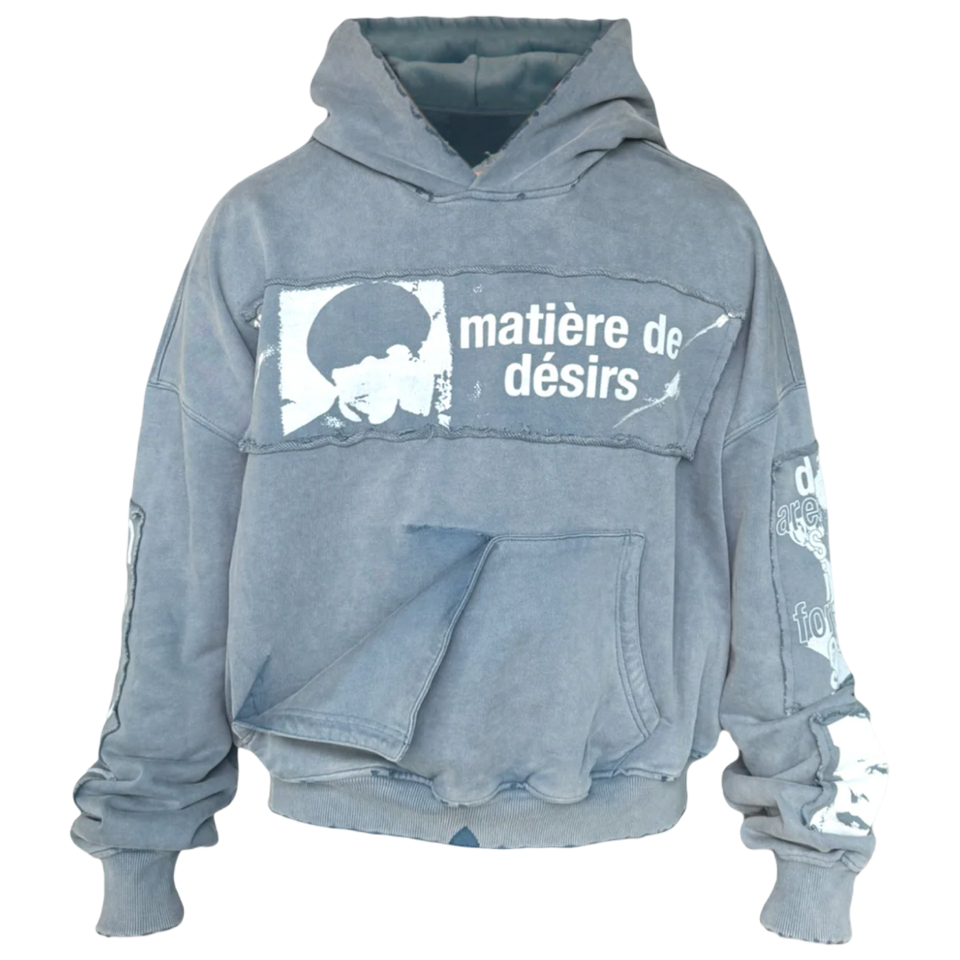 Matiere de Desirs Encore Hoodie (Washed Blue)