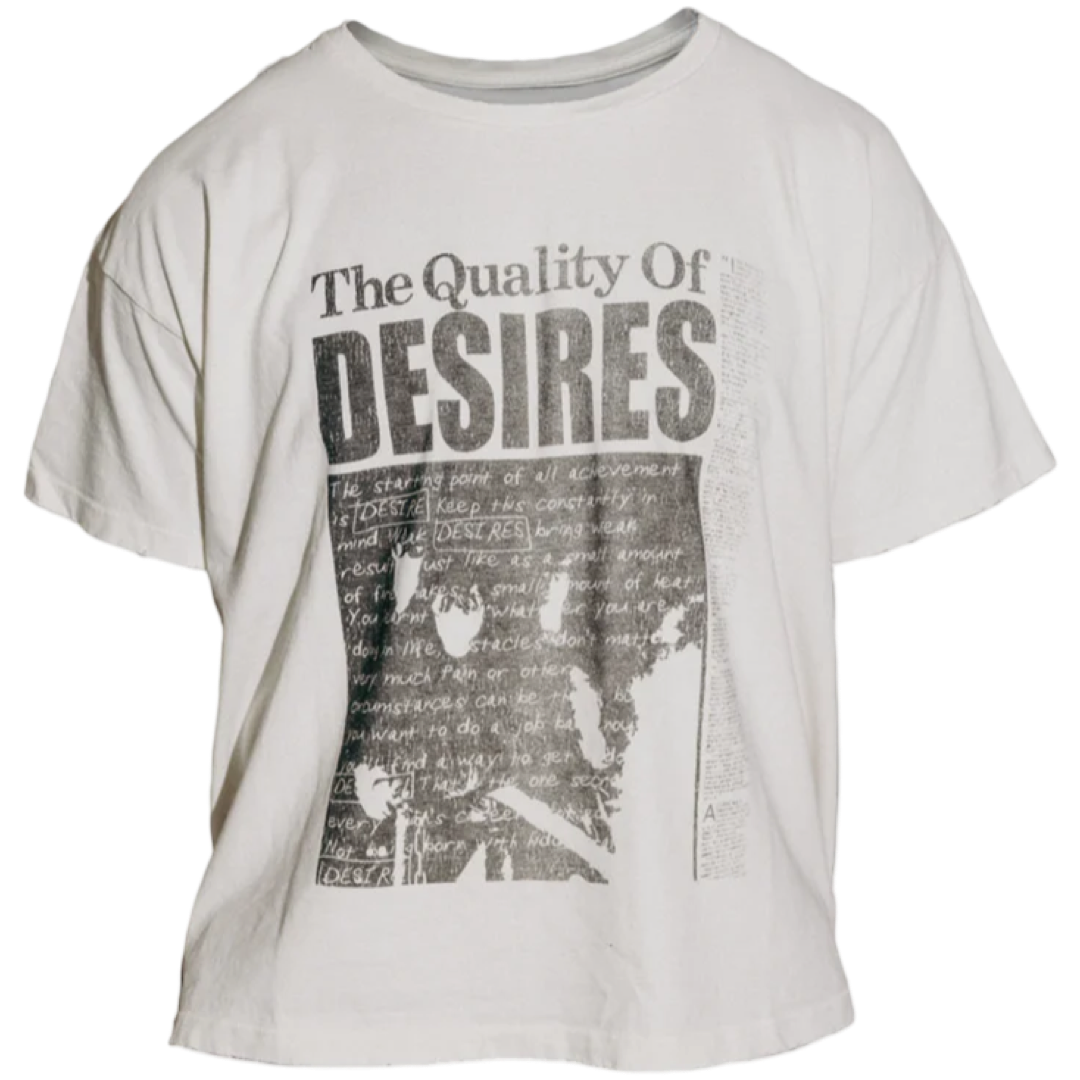 Matiere de Desirs ‘Quality of Desires’ Shirt (Vintage White)