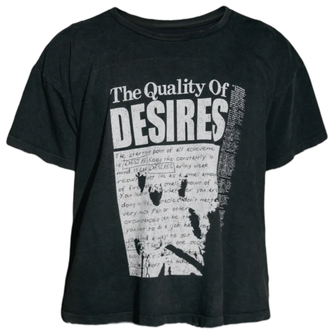 Matiere de Desirs ‘Quality of Desires’ Shirt (Vintage Black)