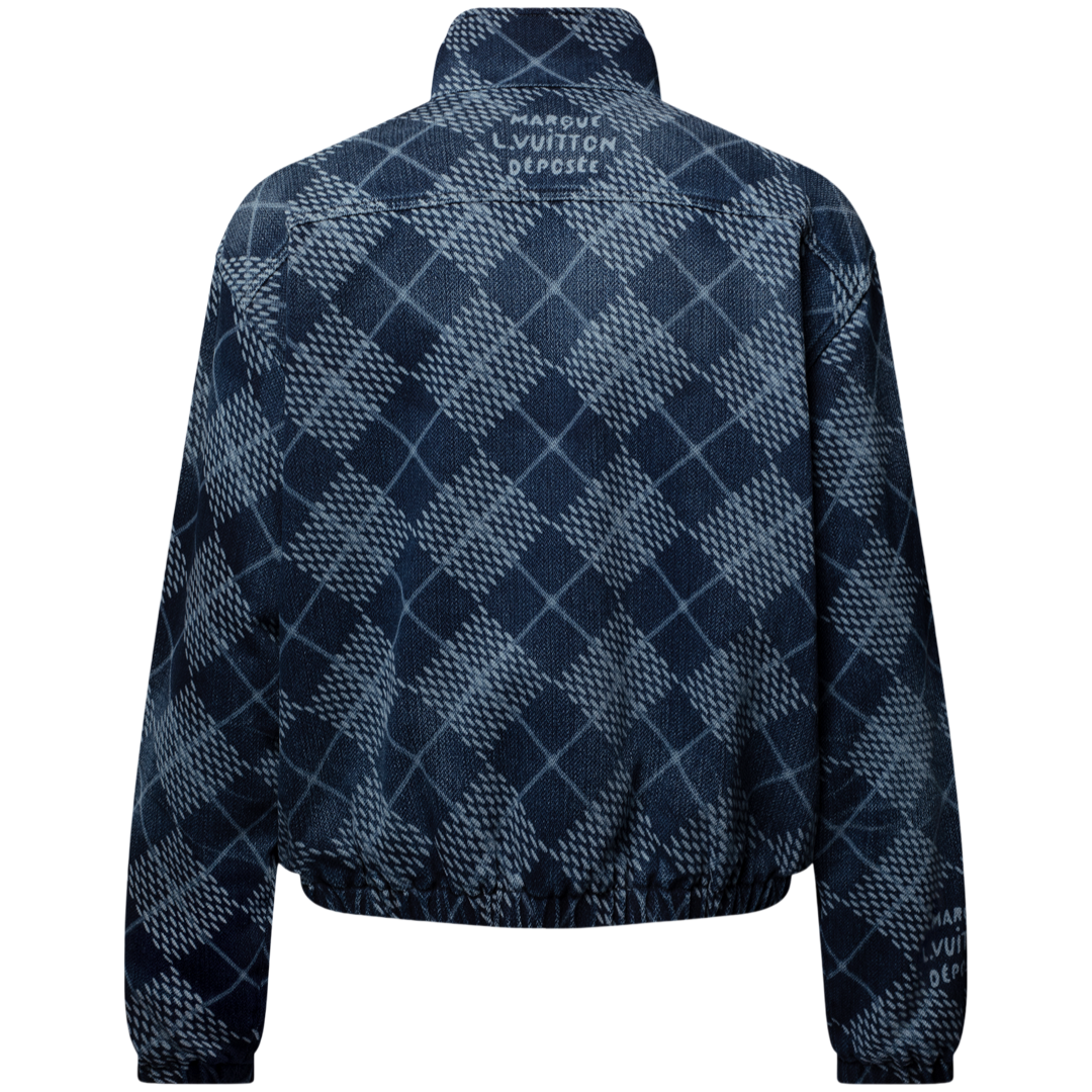 Louis Vuitton Denim Zip Up Jacket