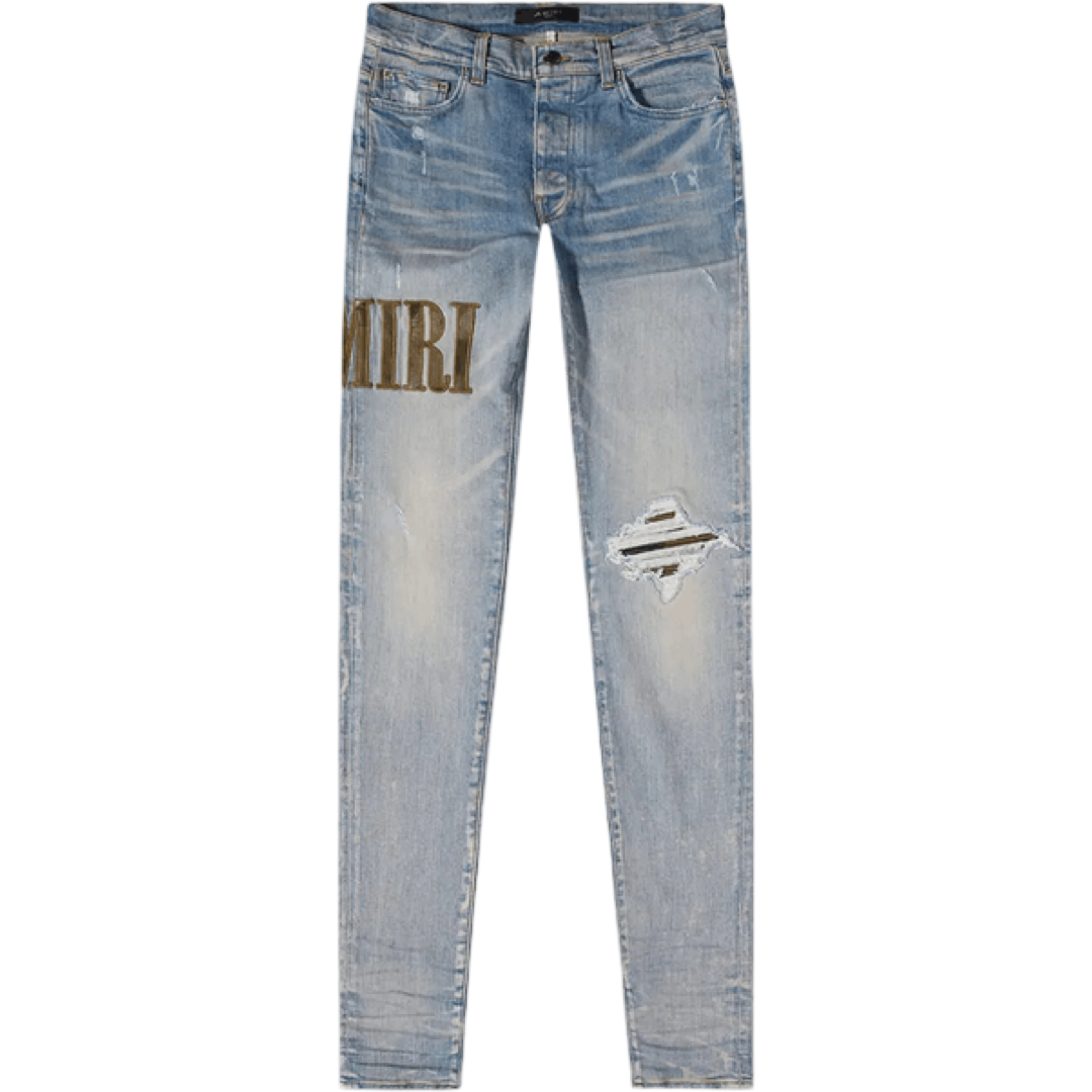 Amiri Core Appliqué Jean (Clay Indigo)