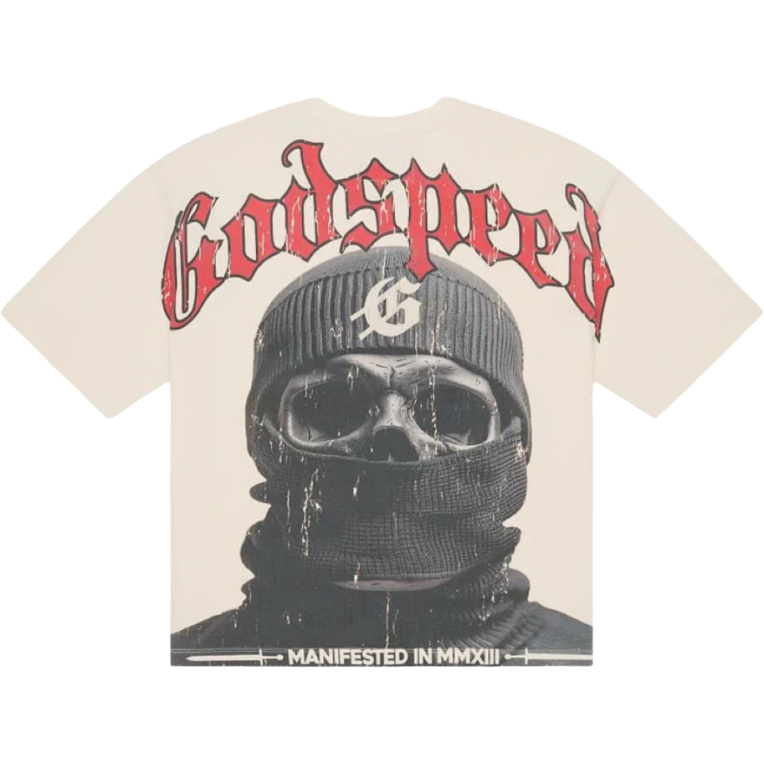 GodSpeed 'Balaclava Szn’ Tee (Cream)