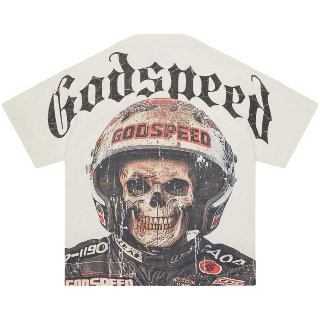 GodSpeed 'Crashout’ Tee (Cream)