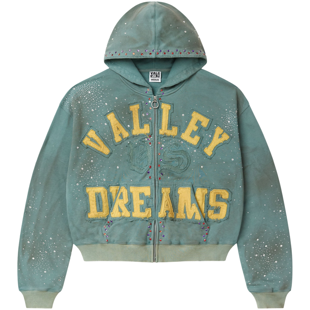 Vale Classico “Bank” Zip Up Hoodie (Green)