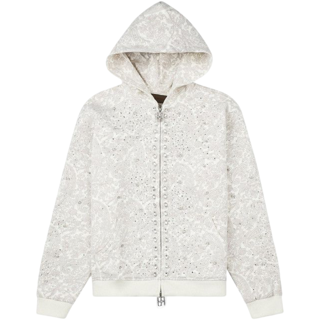 Birth Of Royal Child Paisley Pearl Hoodie (White)