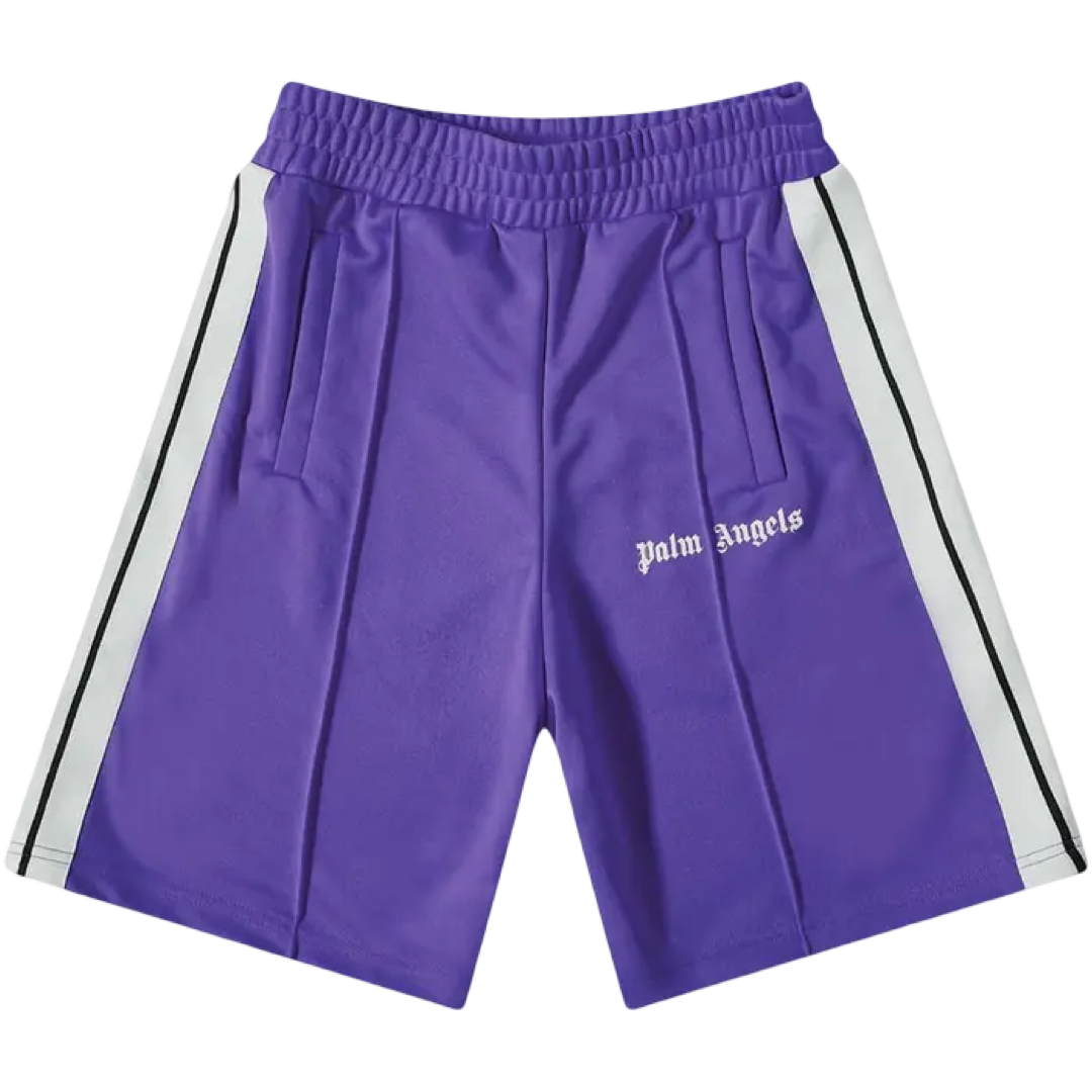 Palm Angels Classic Track Shorts (Purple)
