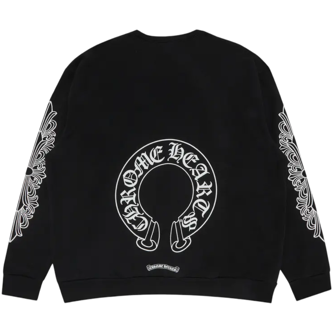 Chrome Hearts Floral Crewneck (Black)