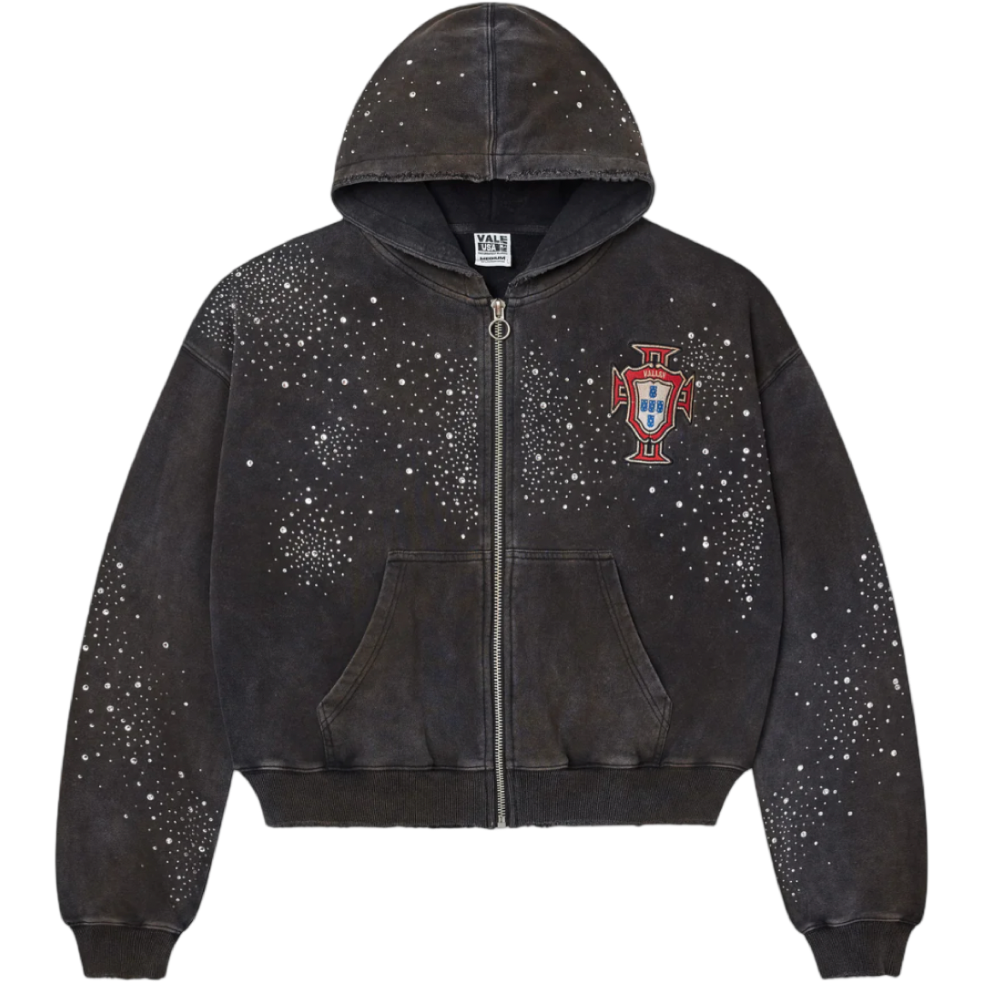 Vale Pluto Cluster Zip Up Hoodie (Black)