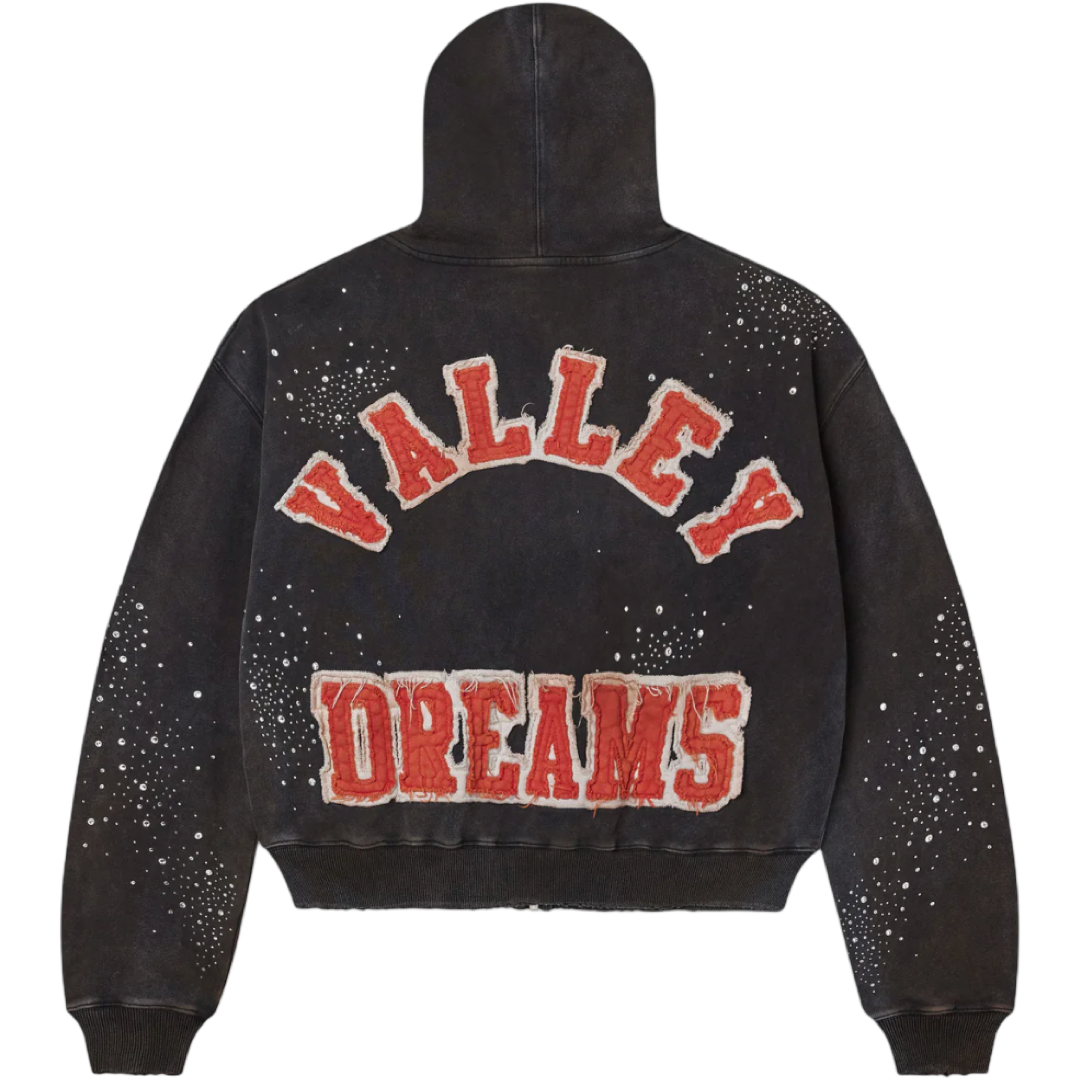 Vale Pluto Cluster Zip Up Hoodie (Black)
