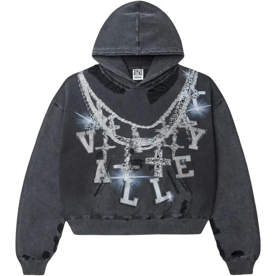 Vale Big Chain Hoodie (Black)