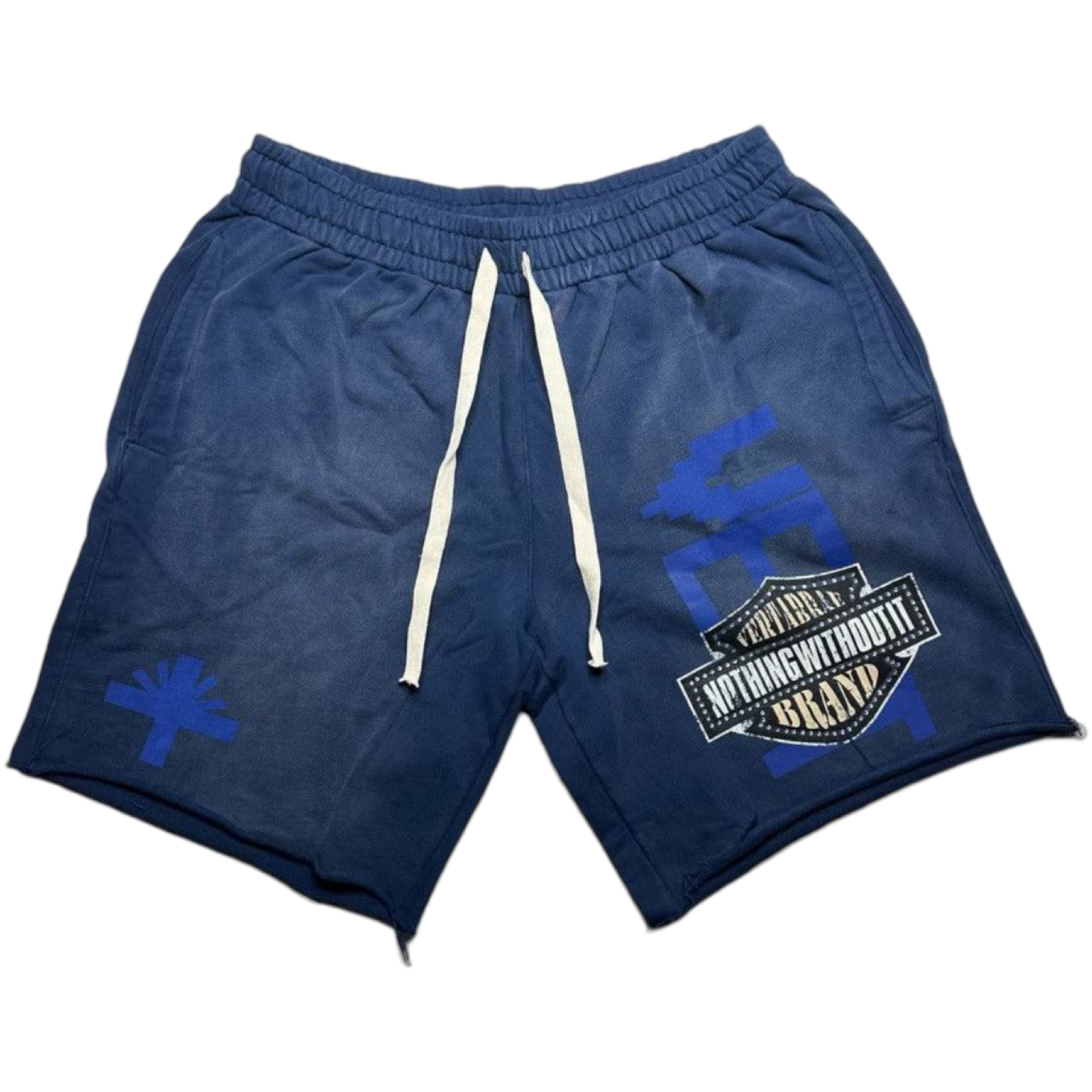 Vertabrae Emblem Shorts (Blue)
