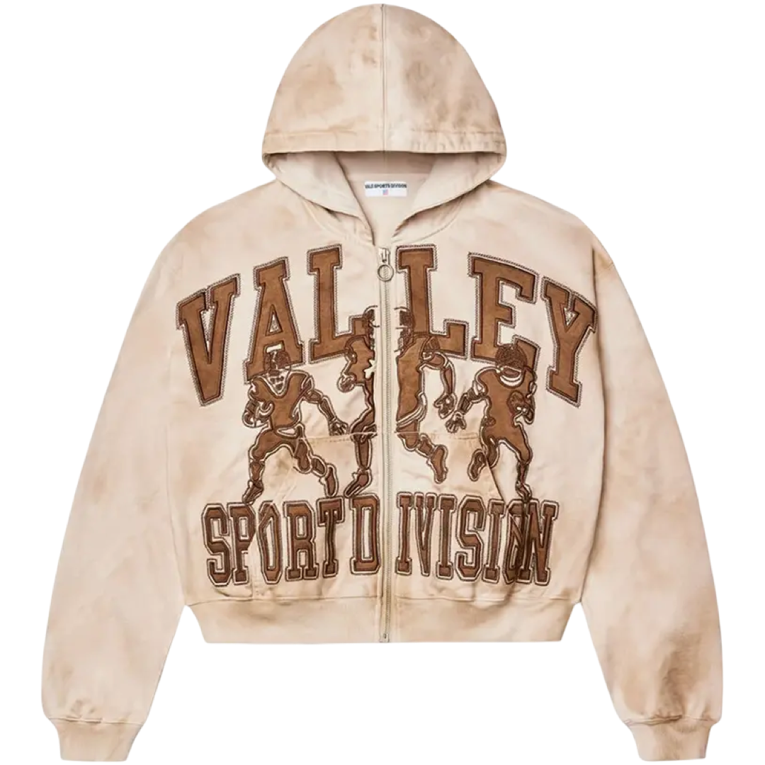 Vale ‘Dirty Friday’ Zip Up Hoodie (Brown)
