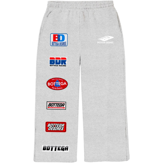 Bottega Desires 'BDR Patches' Sweatpants (Grey)