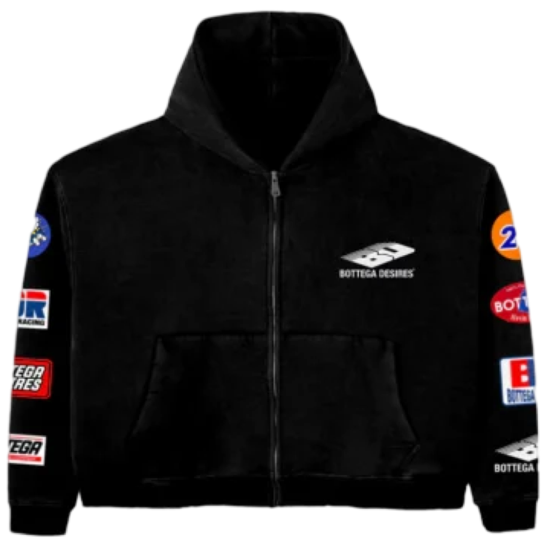 Bottega Desires 'BDR Patches' Jacket (Black)