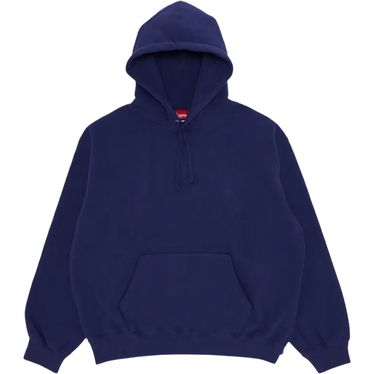 Supreme Satin Appliqué Hoodie (Navy)