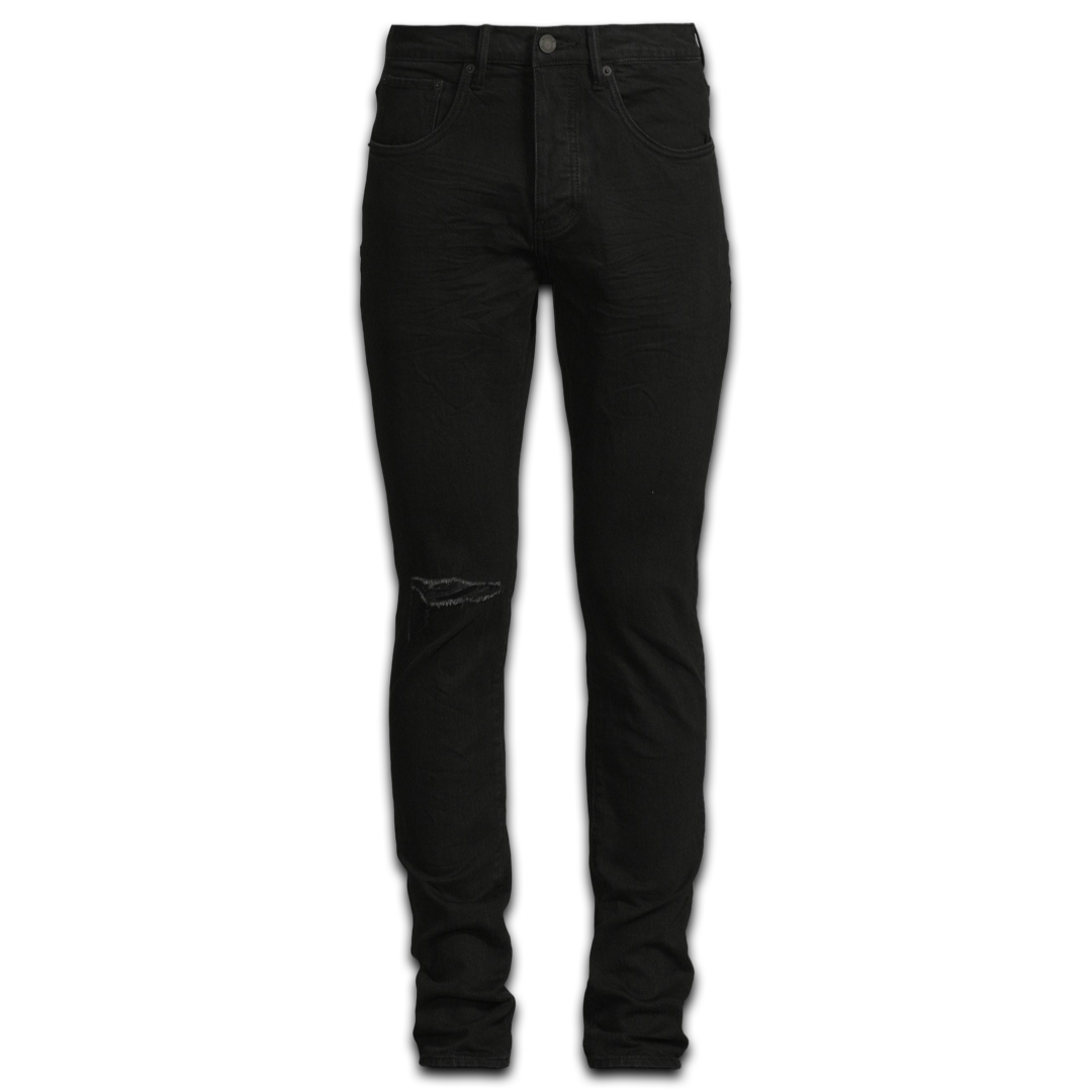 Amiri MX1 Distressed Skinny Jeans (Black)