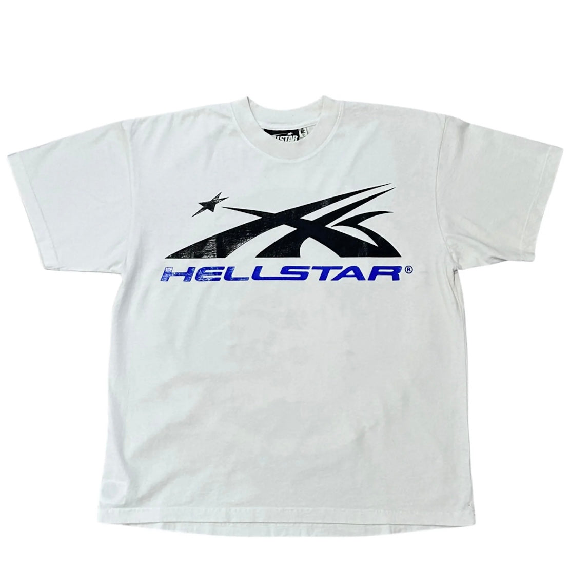 Hellstar Gel Sport Logo Tee White/Blue