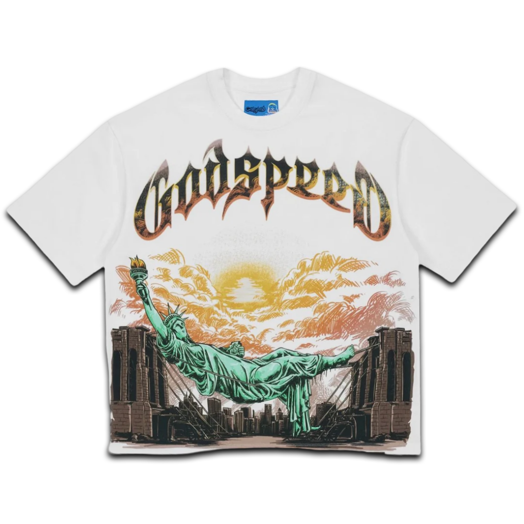 Godspeed Burnt Bridges Tee (White)