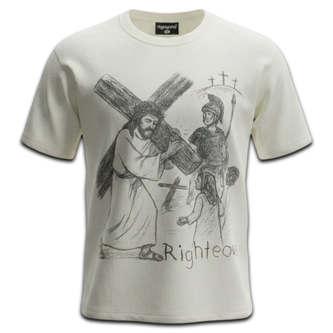 Righteous “Jesus W/ Cross” Tee