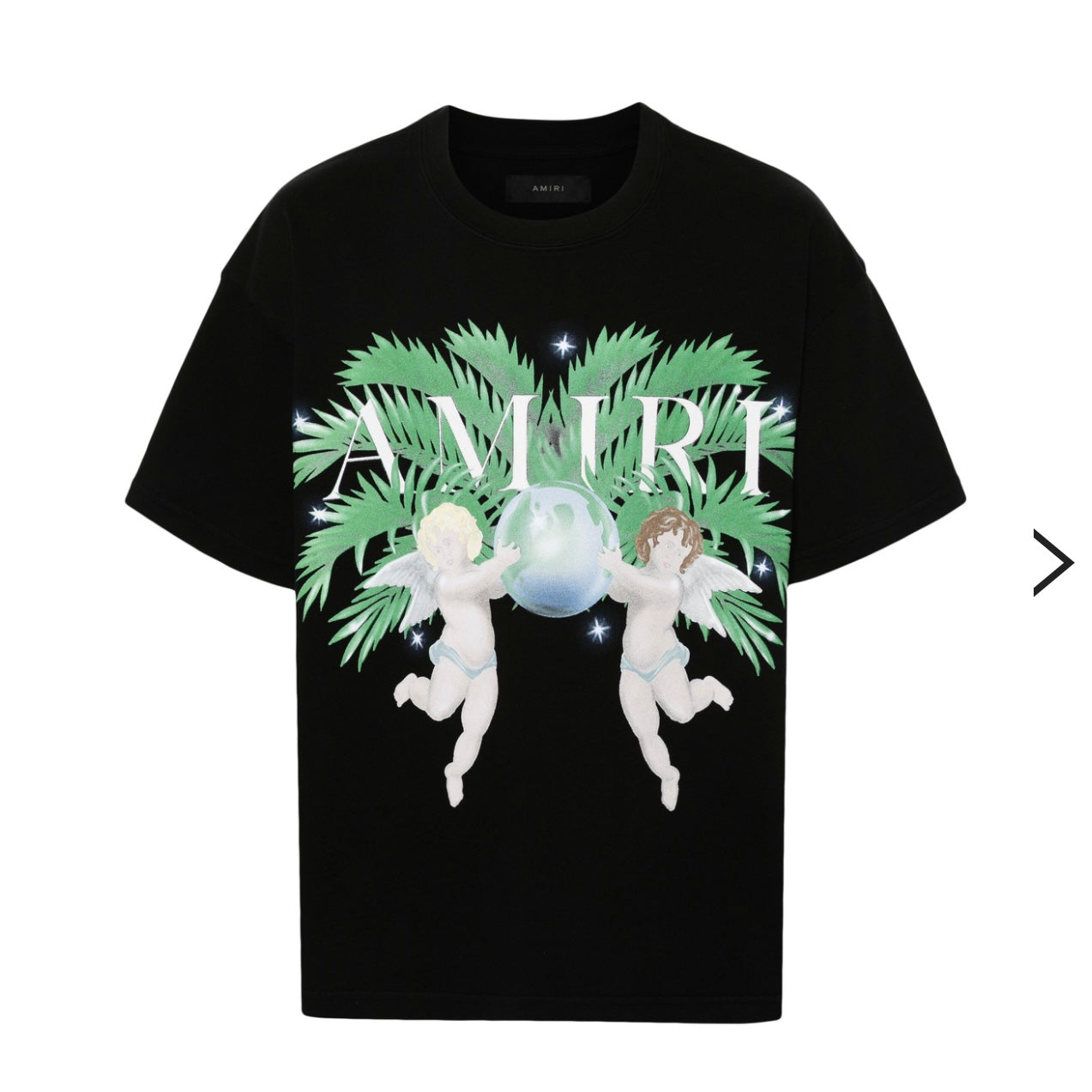 Amiri 'Cherub Palm' Tee (Black)