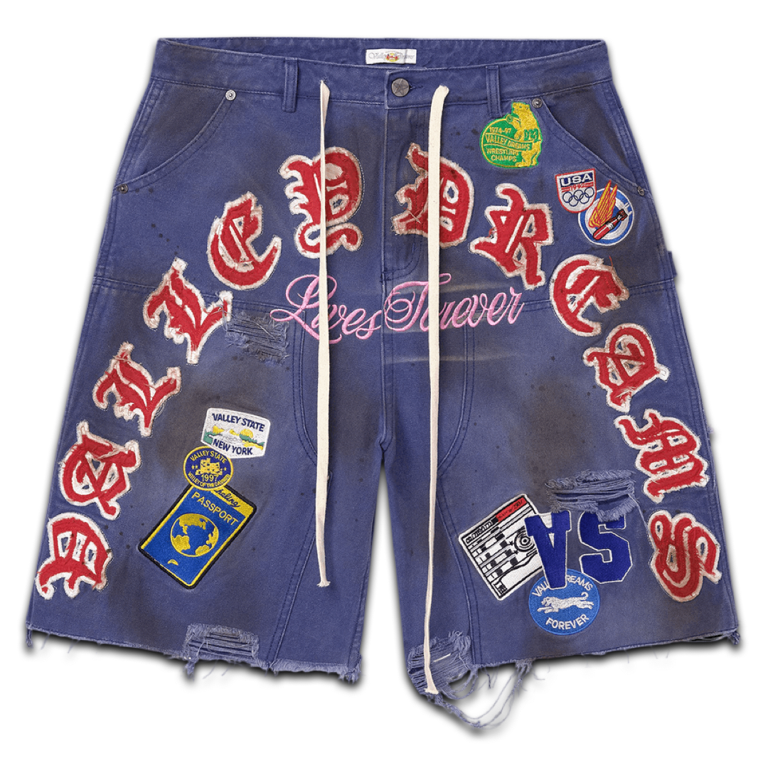 Vale Forever Workshop Jorts (Blue)