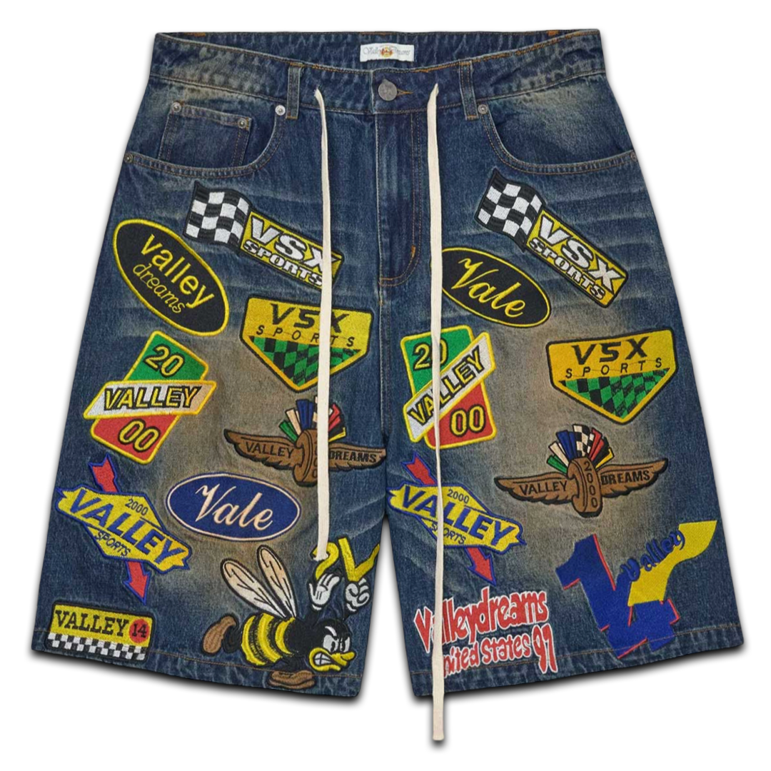 Vale Forever Passport Jorts (Denim Blue)