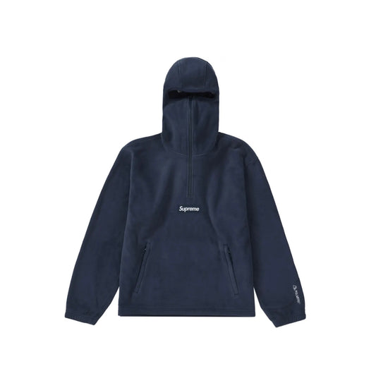 Supreme Polartec Facemask Half Zip Hooded Sweatshirt (Navy)