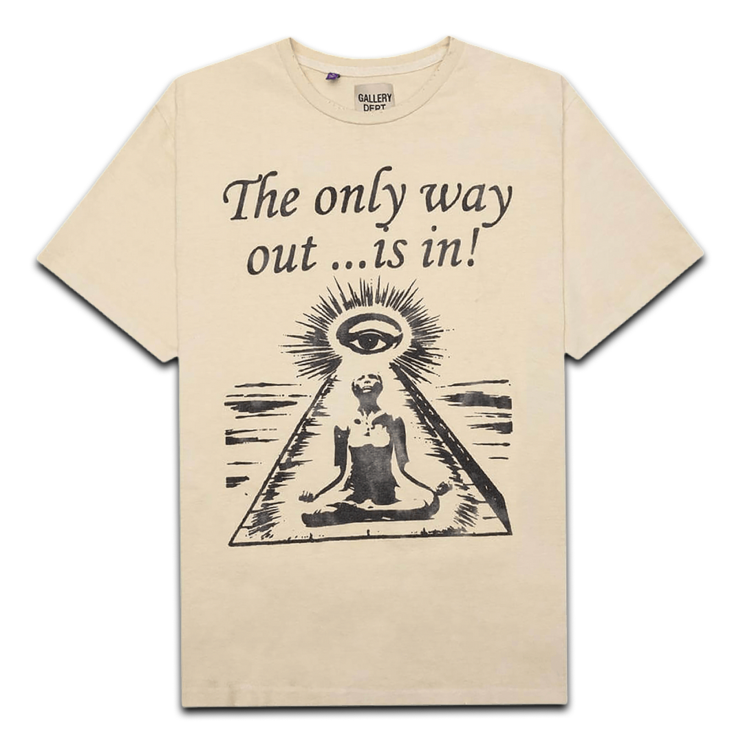 Gallery Dept. Only Way Out Tee (Cream)