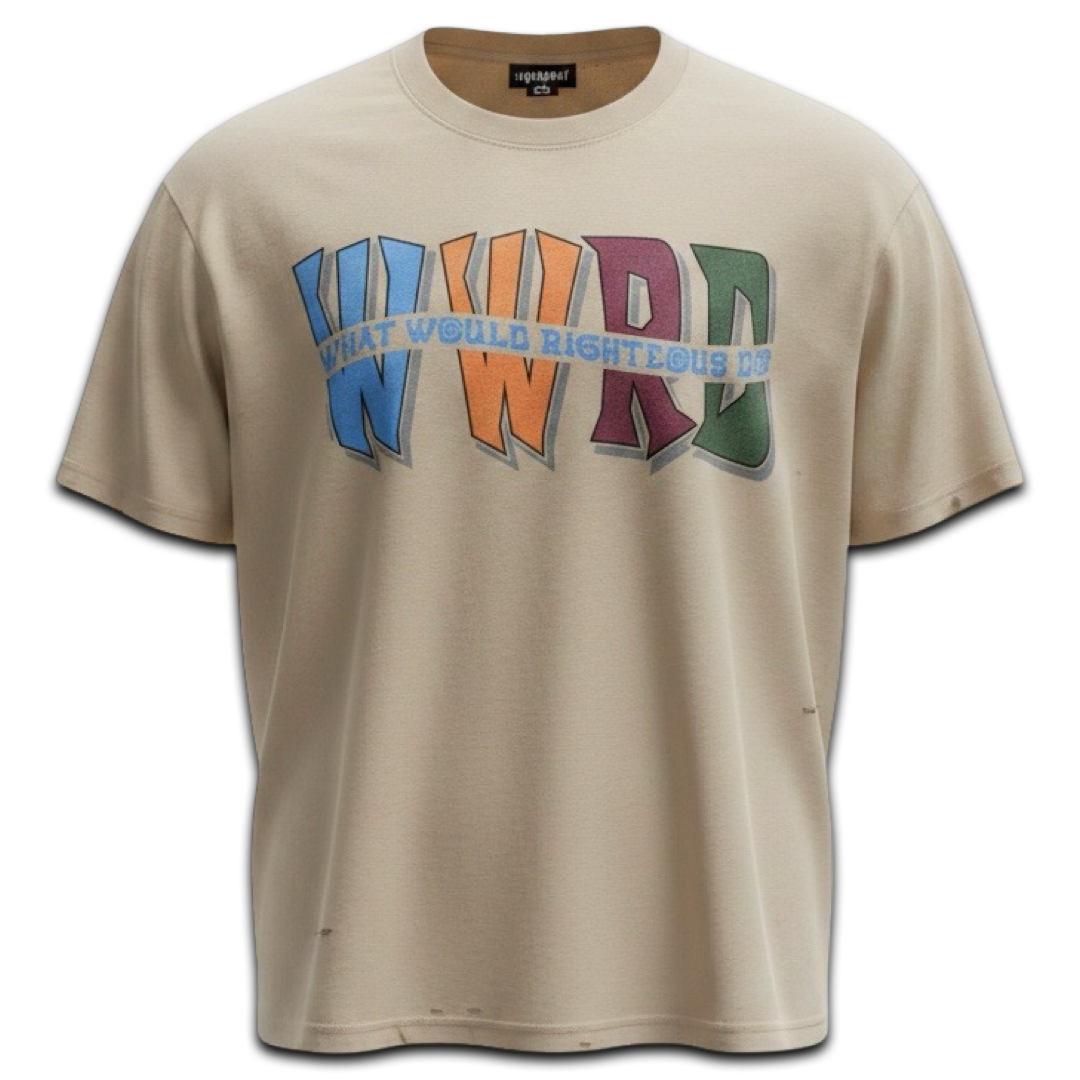 Righteous “WWRD” Tee (Tan)