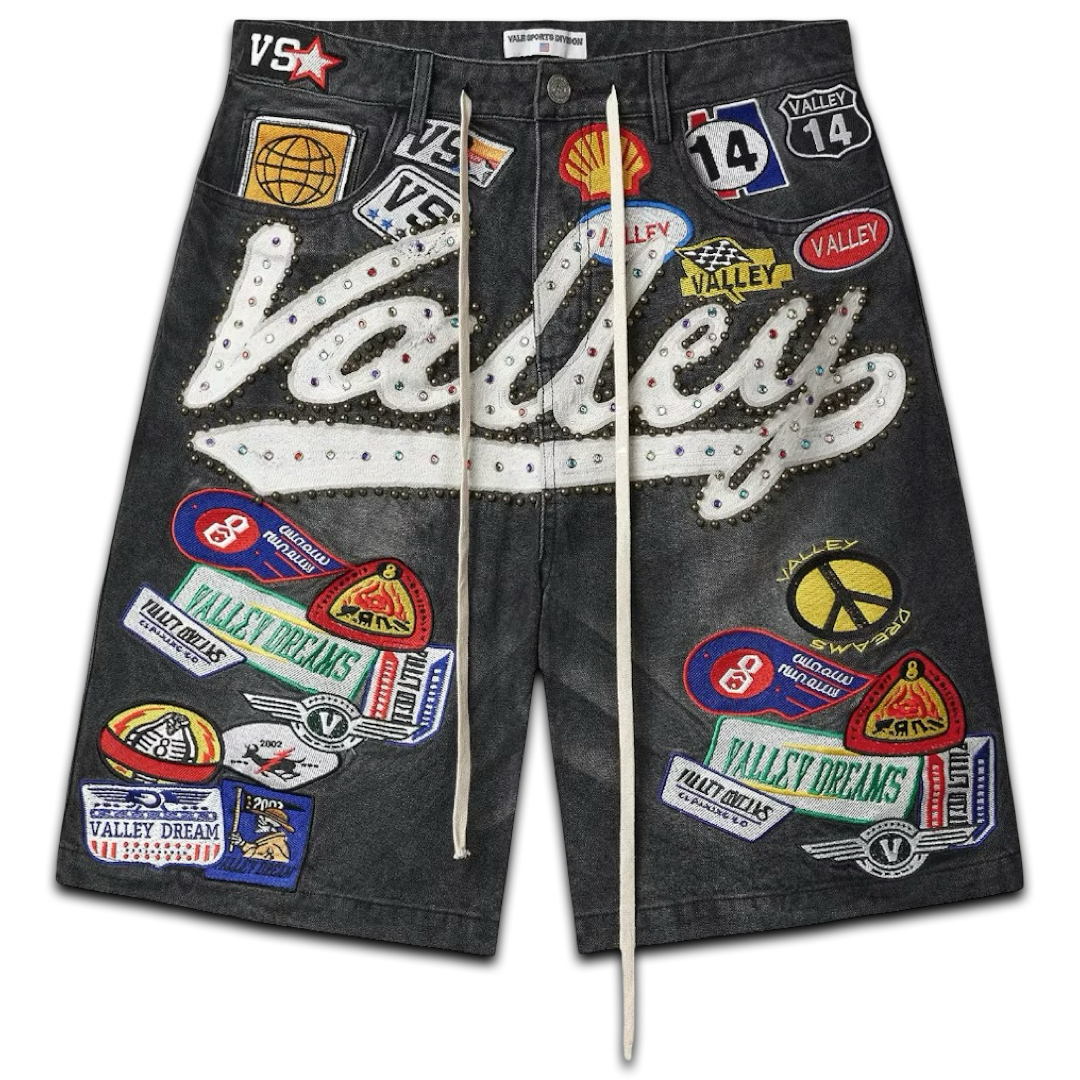 Vale Forever 1980s Jorts (Black)