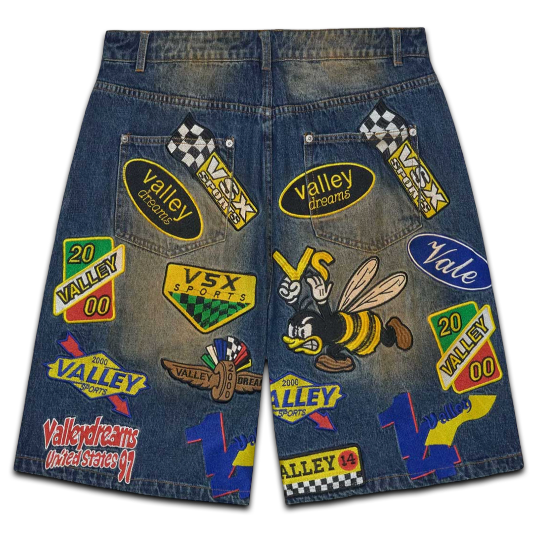 Vale Forever Passport Jorts (Denim Blue)