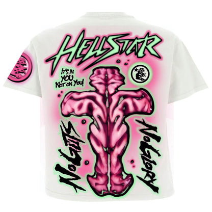 Hellstar No Guts No Glory Tee White