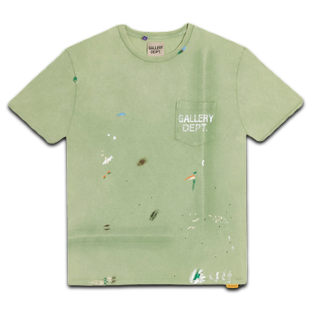 Gallery Dept. Vintage Logo Painted Tee (Green)