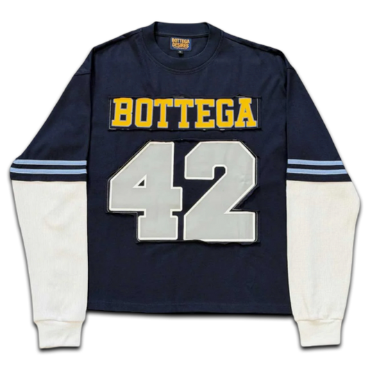 Bottega Desires ‘Jackie Robinson' Long-sleeve (Blue)