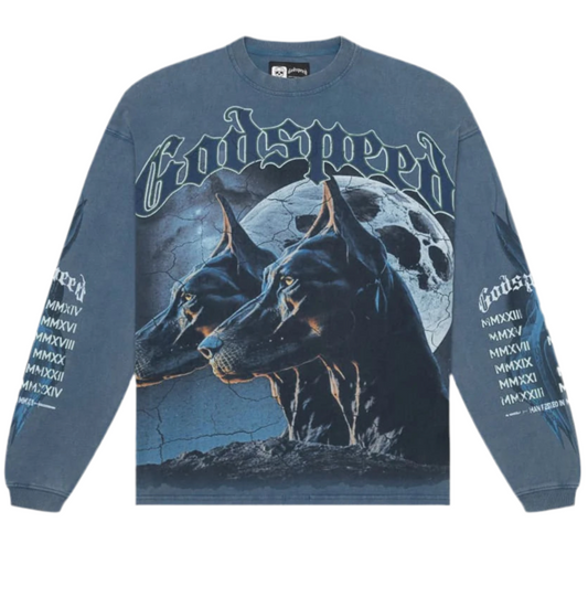 GodSpeed 'Dobermann's' Longsleeve (Turquoise)