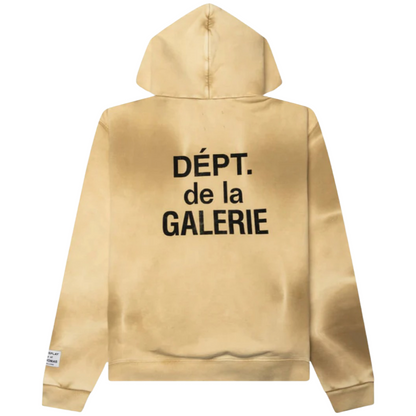 Gallery Dept. Zip Up Hoodie Sund Faded Brown