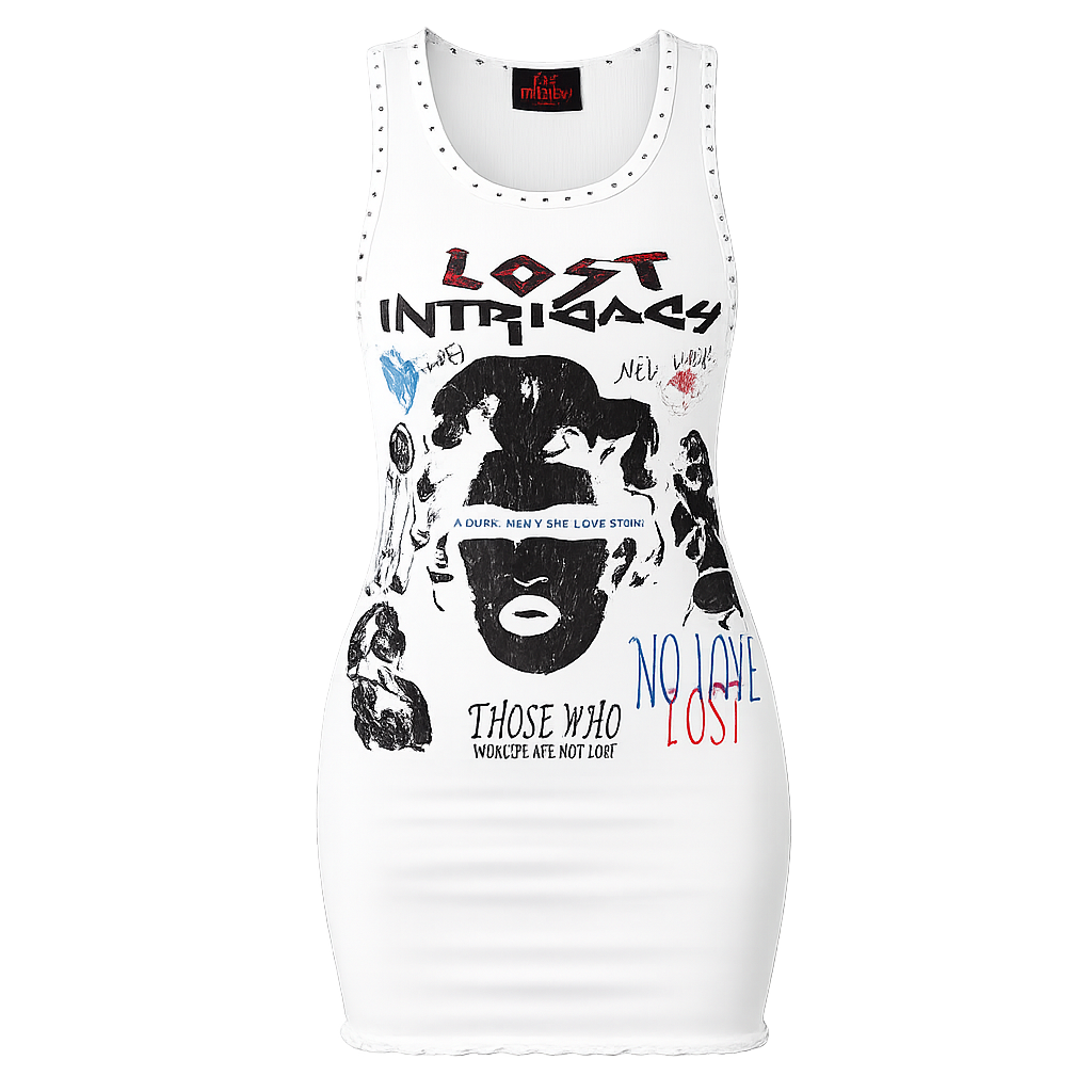 Lost Intricacy "Love Lost" mini dress