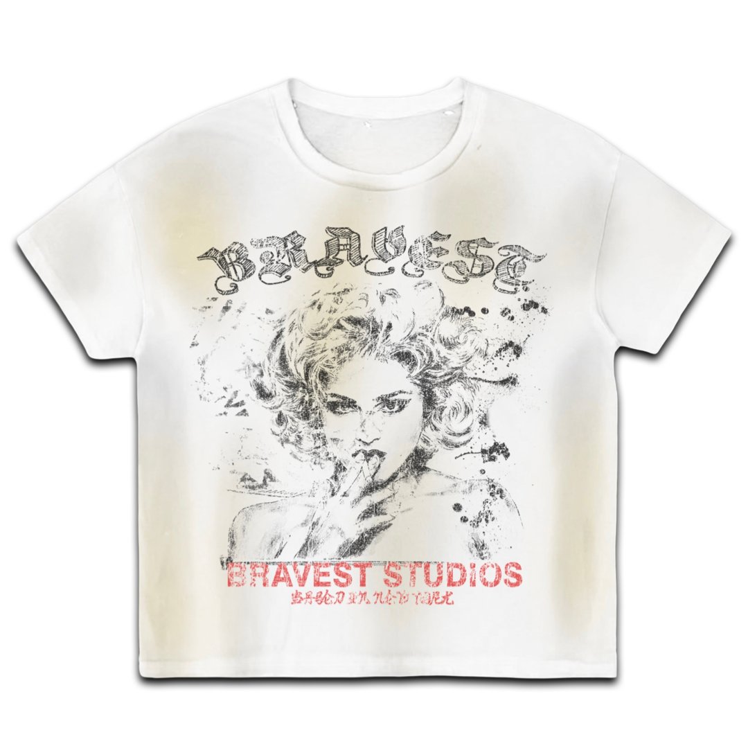 Bravest White Vivian Tee