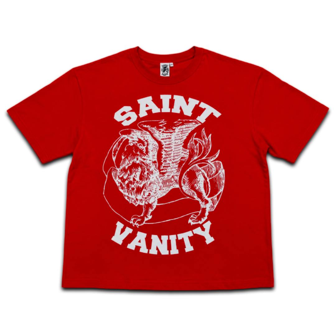 Saint Vanity Griffin Tee (Red/White)