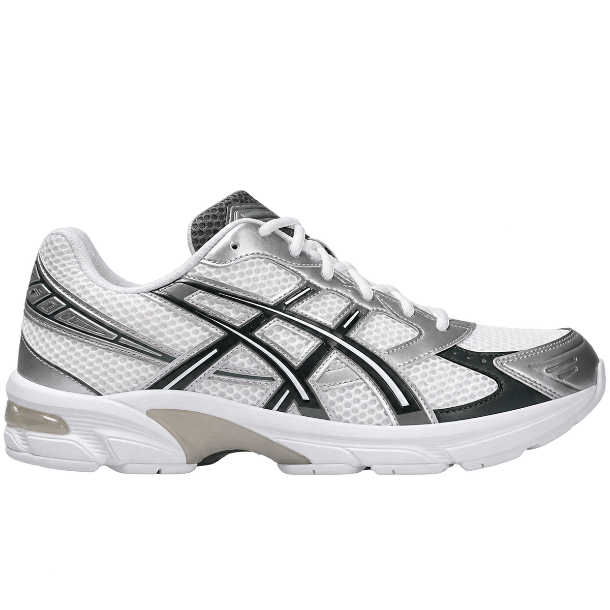 ASICS Gel-1130 sneakers in "White/ Dark Green"